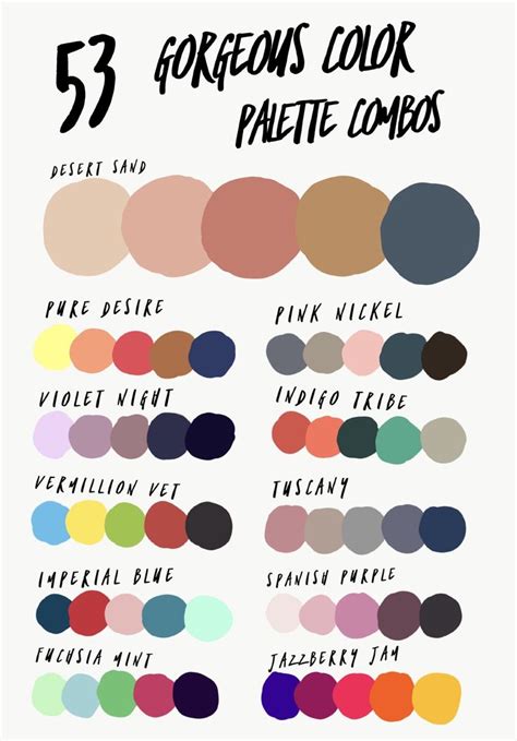 Color Palette Combinations For Your Design Needs Color Palette