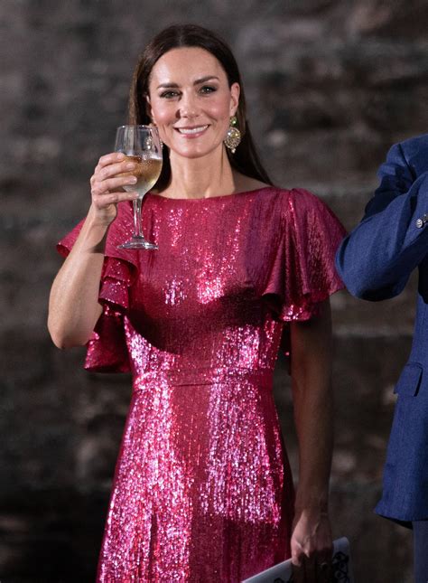 Kate Middleton Sparkles In Pink Dress By The Vampires Wife