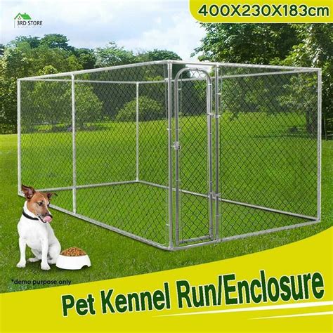 4m X 23m X 183m Dog Kennel Run Pet Enclosure Run Animal Fencing Fence