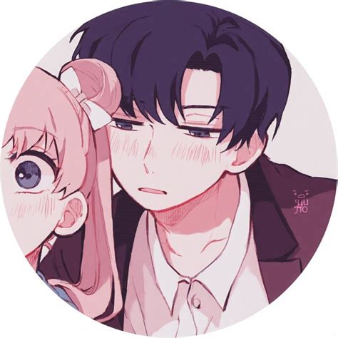 Cute pfp for discord girls / discord gif profile pic ideas. 🎪࿔ ꪱ᭫ᥴ꧐ᥒຮ 𖧹⸻𖠚ꪴ۟〬 | Anime love couple, Anime, Aesthetic anime