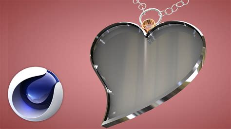 Cinema 4d Corazon De Cristal San Valentin Youtube