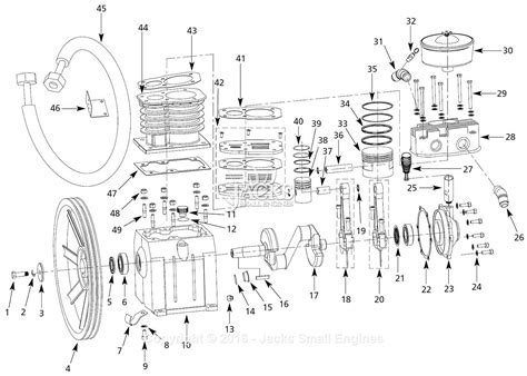 Campbell Hausfeld Fp Av Parts Diagram For Pump Parts