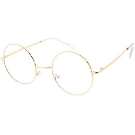 Vintage Lennon Inspired Clear Lens Round Frame Glasses 9222 Round Glasses Frames Round