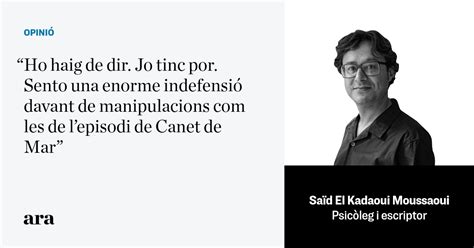 Menyspreu al català Saïd El Kadaoui Moussaoui