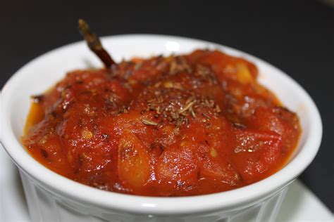 Spicy And Sweet Tomato Chutney Incidental Indian Cooking