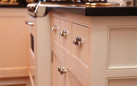 White Beaded Inset Cabinets In Timber Frame Home
