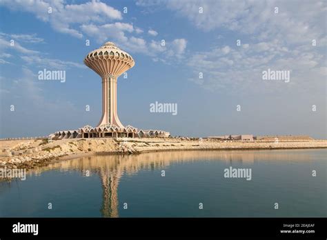 Al Khobar February 6 2021 Khobar Water Tower At Golden Hour In The