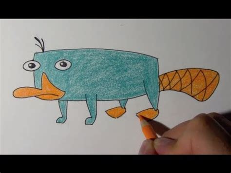Aprende a dibujar a tus personajes de dibujos animados de forma fácil con vídeotutoriales paso a paso. Cómo dibujar a Perry el ornitorrinco paso a paso - Dibujos para Pintar - YouTube