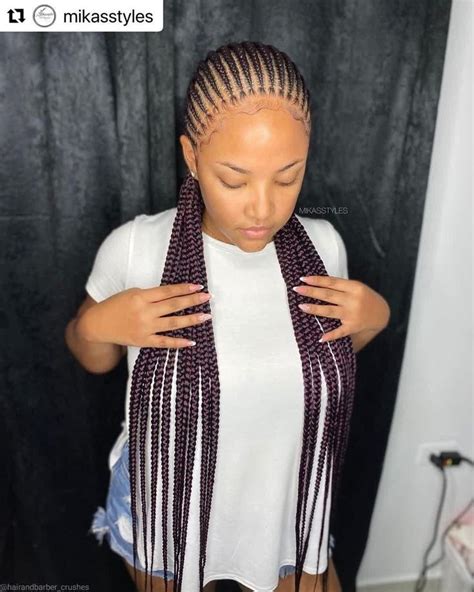 Small Stitch Braids 💥💥💥 In 2021 Hair Ponytail Styles African Hair
