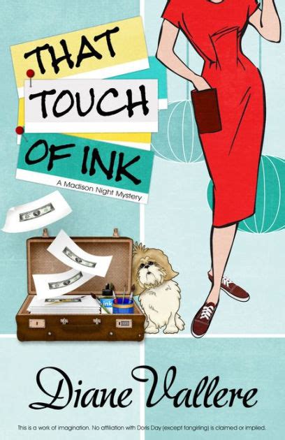 That Touch Of Ink Madison Night Series 2 By Diane Vallere Paperback