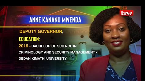Who Is Anne Kananu Mwenda The New Nairobi County Deputy Governor