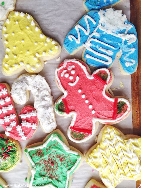 In a separate bowl, combine dry ingredients, add the milk, vanilla, and water. The Best Christmas Sugar Cookies - Will Bake for Books