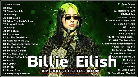 Billie Eilish Greatest Hits Full Album Best Songs Of Billie Eilish Playlist YouTube
