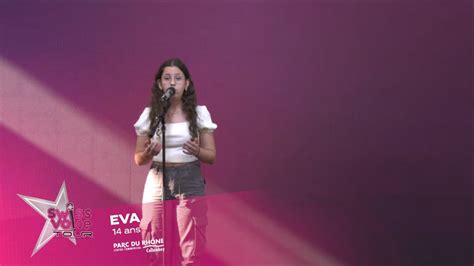 304 Eva 14 Ans Swiss Voice Tour 2023 Parc Du Rhône Collombey Youtube