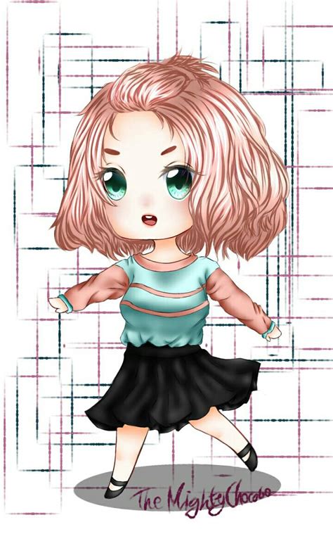 Pink Haired Chibi Girl By Themightychocobo On Deviantart