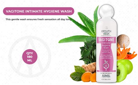 Ayouthveda Vagitone Intimate Hygiene Wash For Women Enriched With