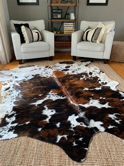 cheap good goods cowhide rug exotic black white and grey real hair on cow hide area rugs 19sqft