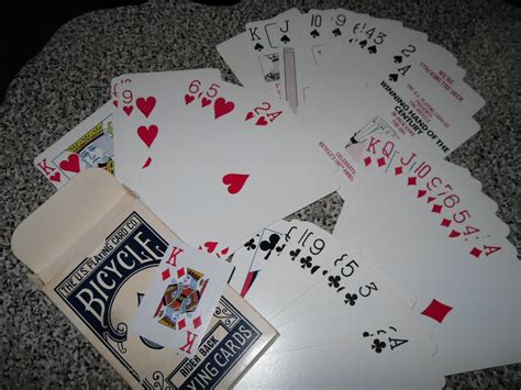 Huge Giant Novelty Promotional Bicycle Brand Playing Cards