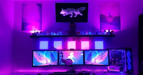 Check spelling or type a new query. Pastel Purple Gaming Setup in 2020 | Game room design ...