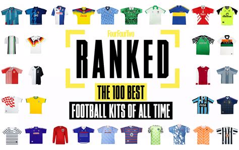 Ranked The 100 Best Football Kits Of All Time Fourfourtwo