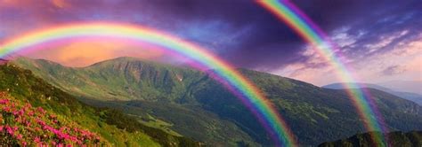Beautiful Rainbow Scene Pics