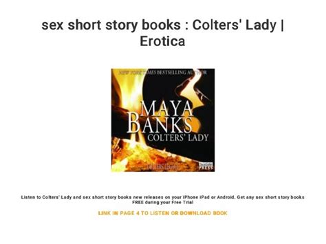sex short story books colters lady erotica