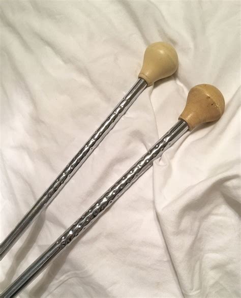 Two 1950s Vintage Majorette Batons Band Baton Baton Twirler
