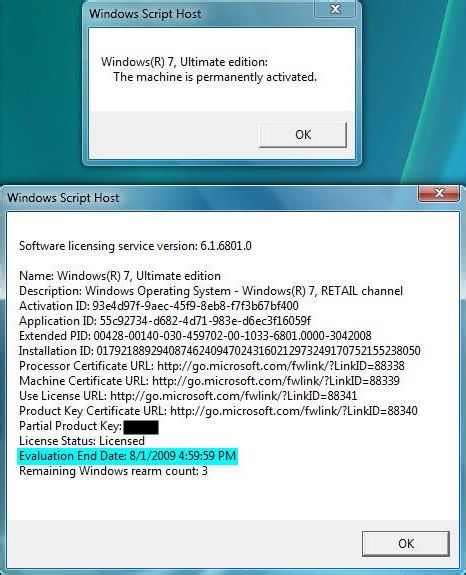Activate Windows 7 Pre Beta 6801 With Vista Beta Or Rc Product Key