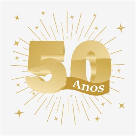 Selo Comemorativo 50 Anos Png Selo Aniversário Comemoração Imagem