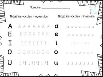 Champ N Eximir Embutido Vocales Para Trazar Sal N Buscar Pantera