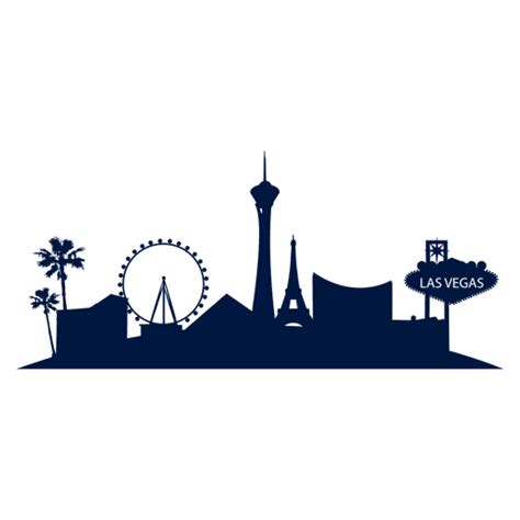Las Vegas Skyline Cityscape Png And Svg Design For T Shirts