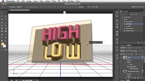 How To Create Basic 3d Models In Photoshop Cs6 Extended Youtube