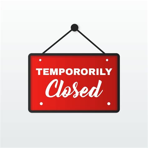 Temporarily Closed Flyer Template Postermywall