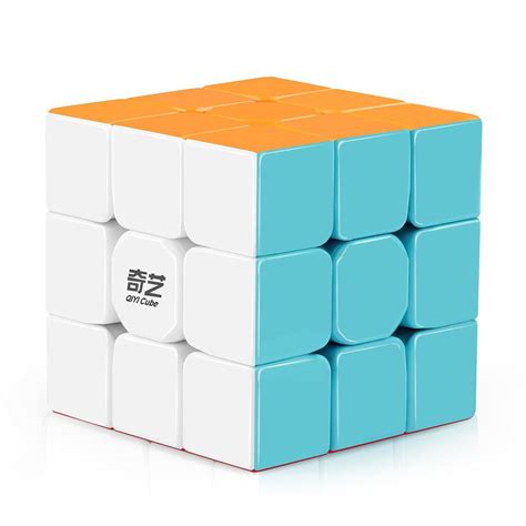 D Fantix Qiyi Warrior W 3x3 Speed Cube Stickerless 3x3x3 Magic Cube