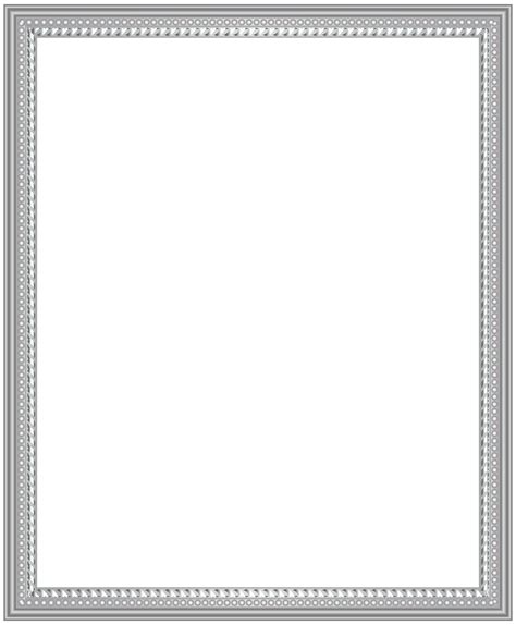 Silver Picture Frame Png