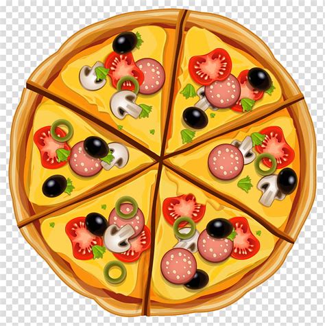 Junk Food Pizza Cartoon Pizza Pizza Pepperoni Dish Games Cuisine