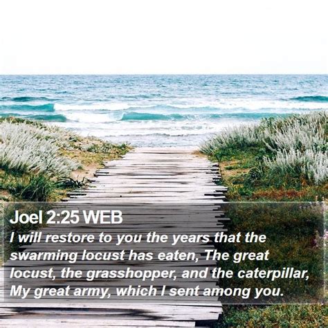 Joel 225 Web I Will Restore To You The Years That The Swarming