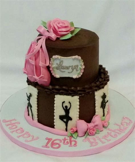 On their 16 th birthday, you want to wish them in a different way. Dance theme cake with chocolate buttercream frosting (With images) | Sweet 16 birthday cake ...