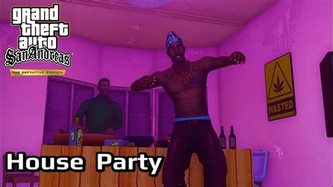 Gta San Andreas Definitive Edition Mission House Party Walkthrough Gameplay Noc