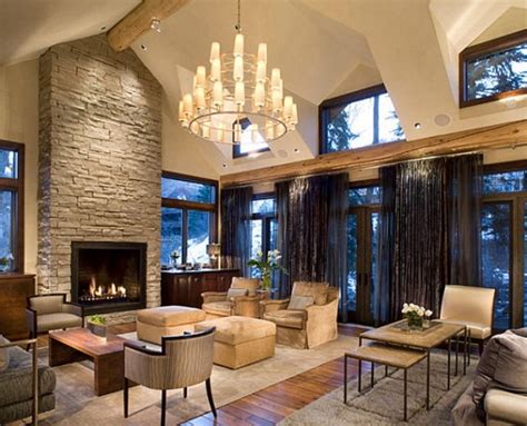 14 Examples Of Sensational Stone And Tile Accent Walls In The Living Room