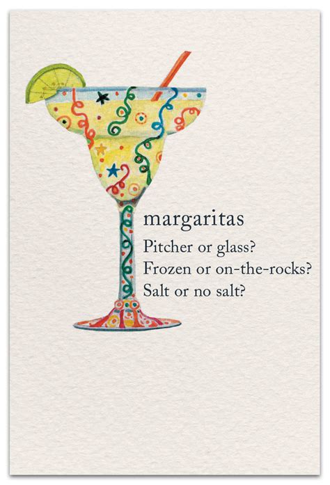 Margaritas Birthday Card