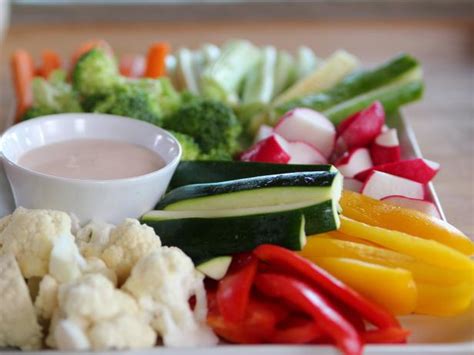 Maybe you would like to learn more about one of these? Raw Veggies with Chipotle Ranch Dressing Recipe | Ree ...