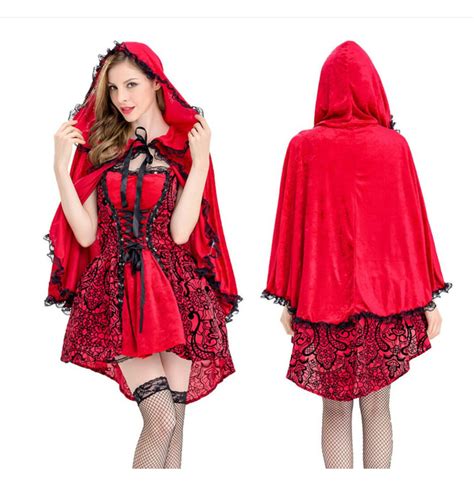 new halloween little red riding hood cosplay party rebelsmarket