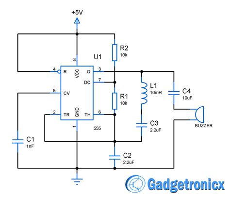 Simple Metal Detector Circuit Diagram
