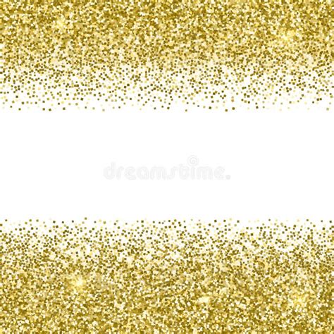 Gold Glittery Texture Sparkle Golden Vector Background Stock Vector