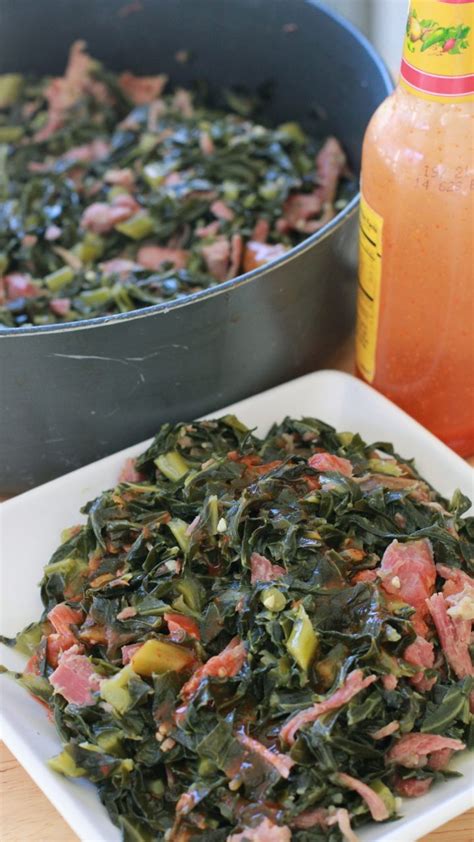 The recipes in it are simple, contain the nutritional info a diabetic needs to know, and look delicious. Soul Food Collard Greens | Recipe | Southern recipes soul ...