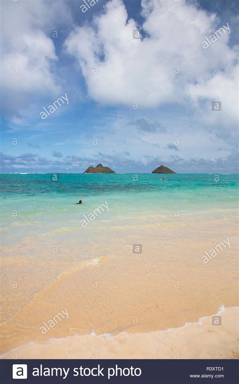 Free Download Usa Hawaiian Islands Oahu Lanikai Beach And Islands In
