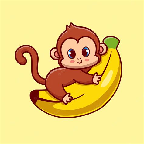 Banana Monkey Cartoon Monkey Transparent Background Png Clipart