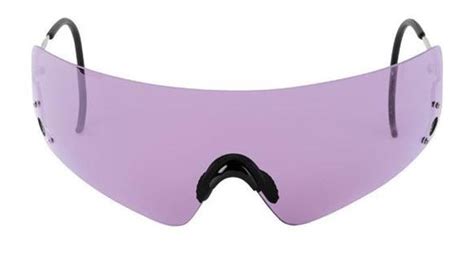 beretta shooting glasses with purple lenses metal