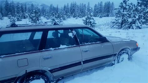 Subaru Gl Deep Snow 4x4 Youtube